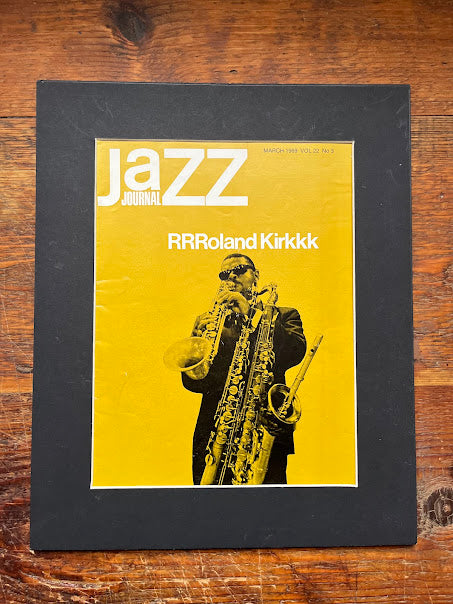 Vintage Jazz Magazine Artwork - Roland Kirk 1968