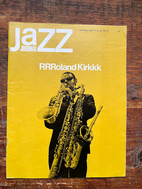 Vintage Jazz Magazine Artwork - Roland Kirk 1968
