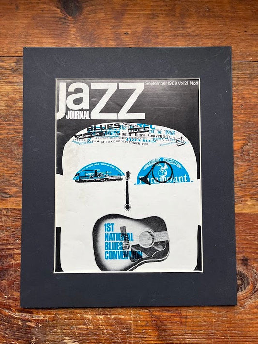 Vintage Jazz Magazine cover Artwork - Abstract 1968