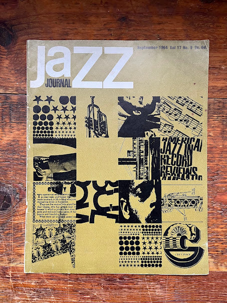 Vintage Jazz Magazine cover Artwork - Abstract 1964