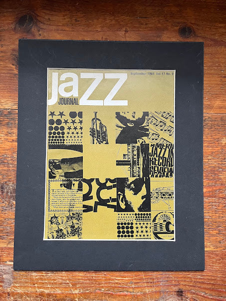 Vintage Jazz Magazine cover Artwork - Abstract 1964