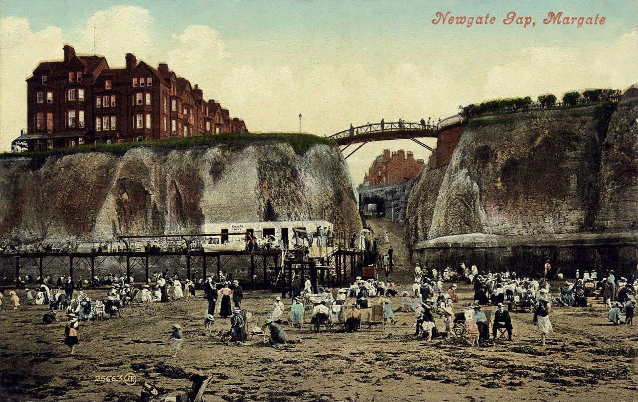 Margate - Newgate gap vintage poster c1800s.