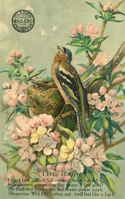 Mile end cotton vintage advertisement