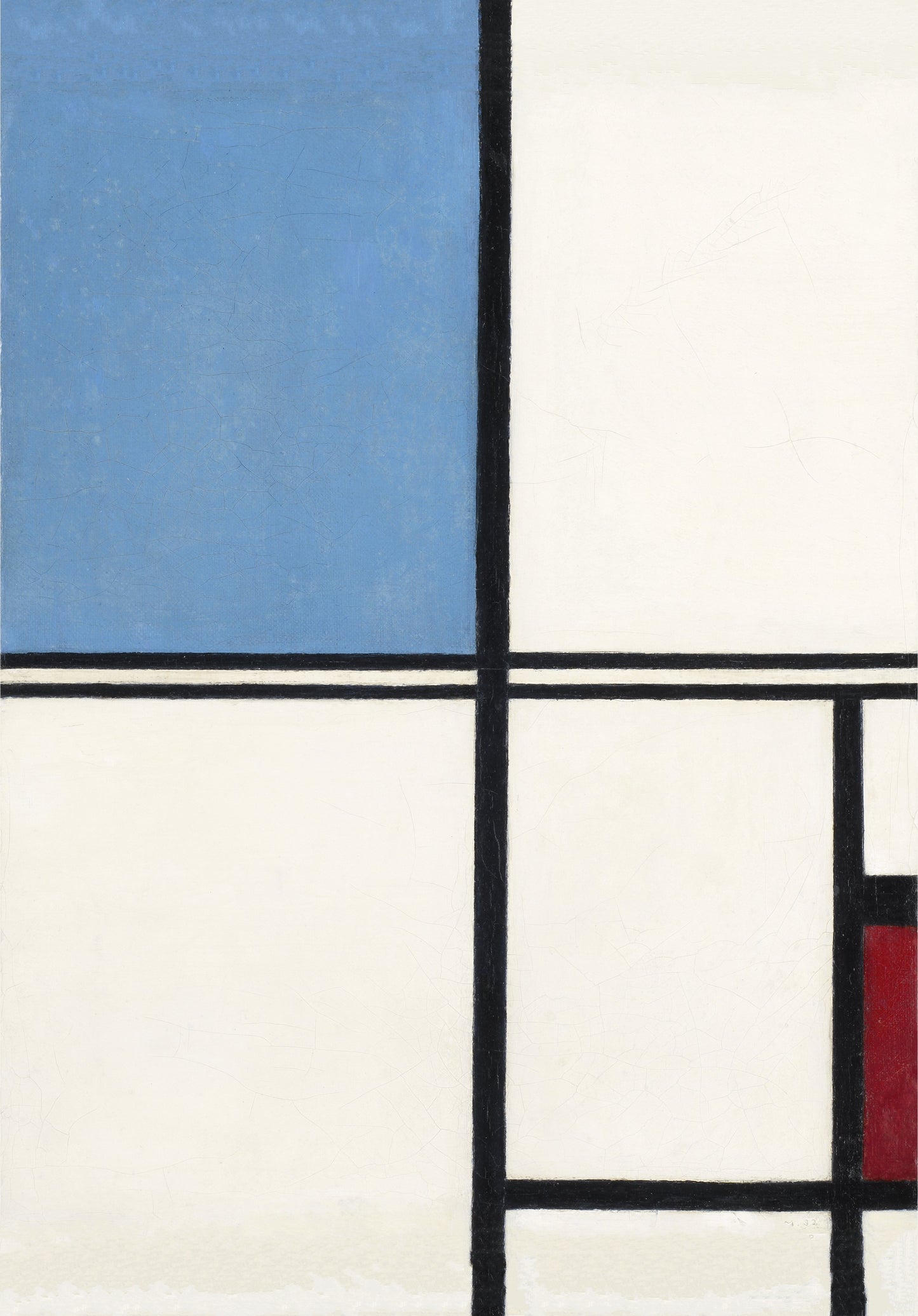 Piet mondrian, Composition c1932 Abstract poster