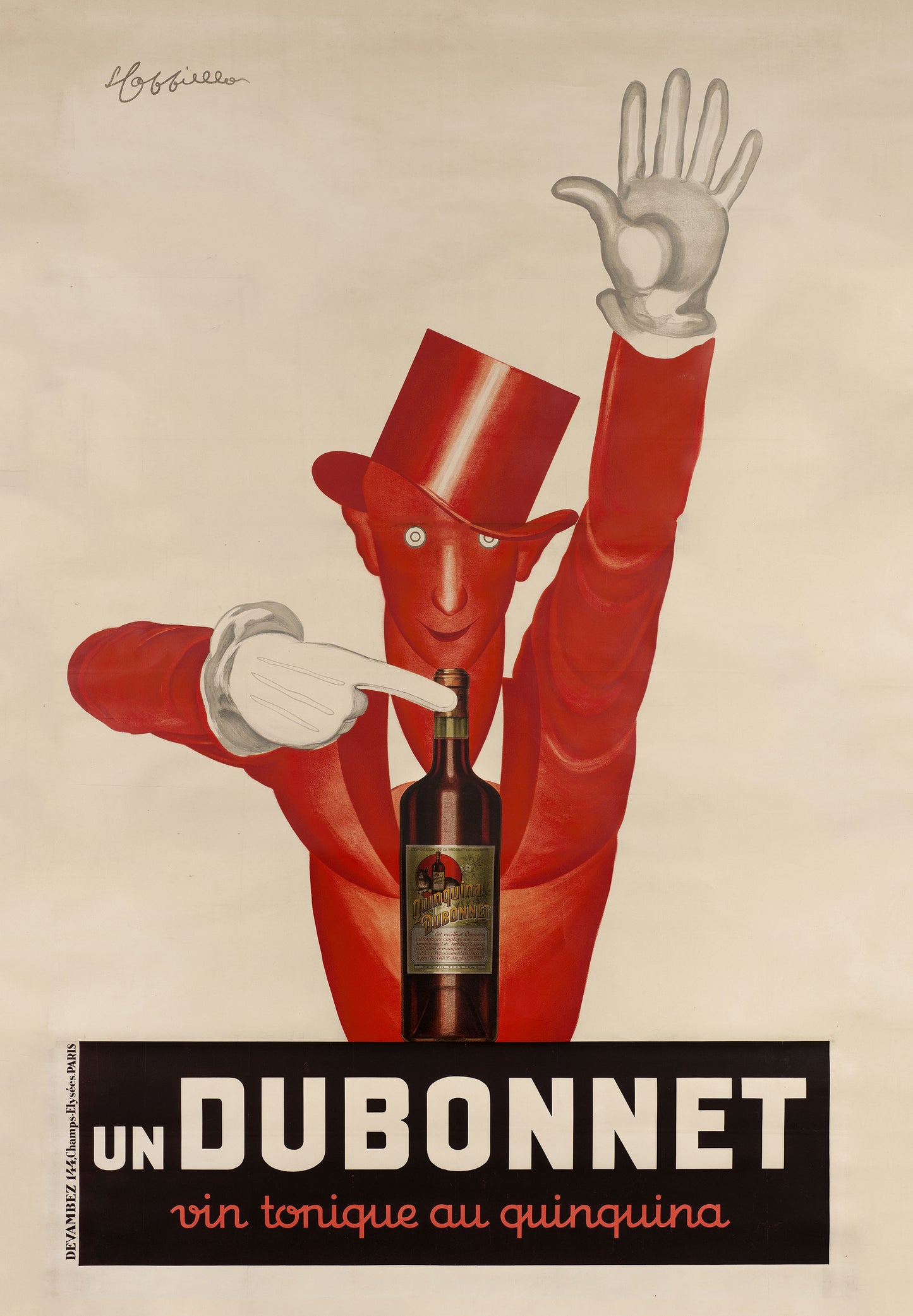 Un Dubonnet- Leonetto Cappiello vintage poster c1920