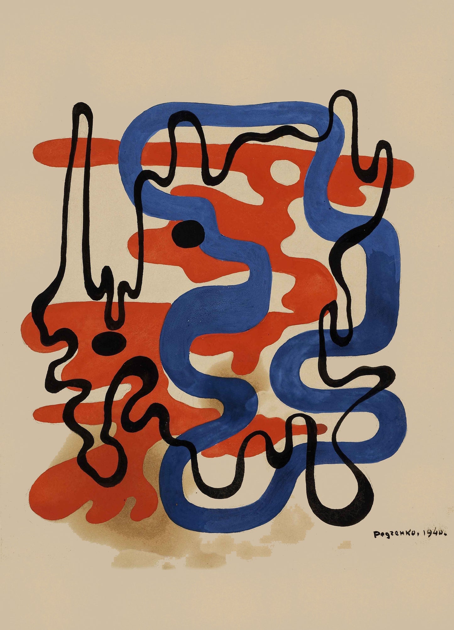 Alexander Rodchenko Vintage Soviet Constructivism poster 1940