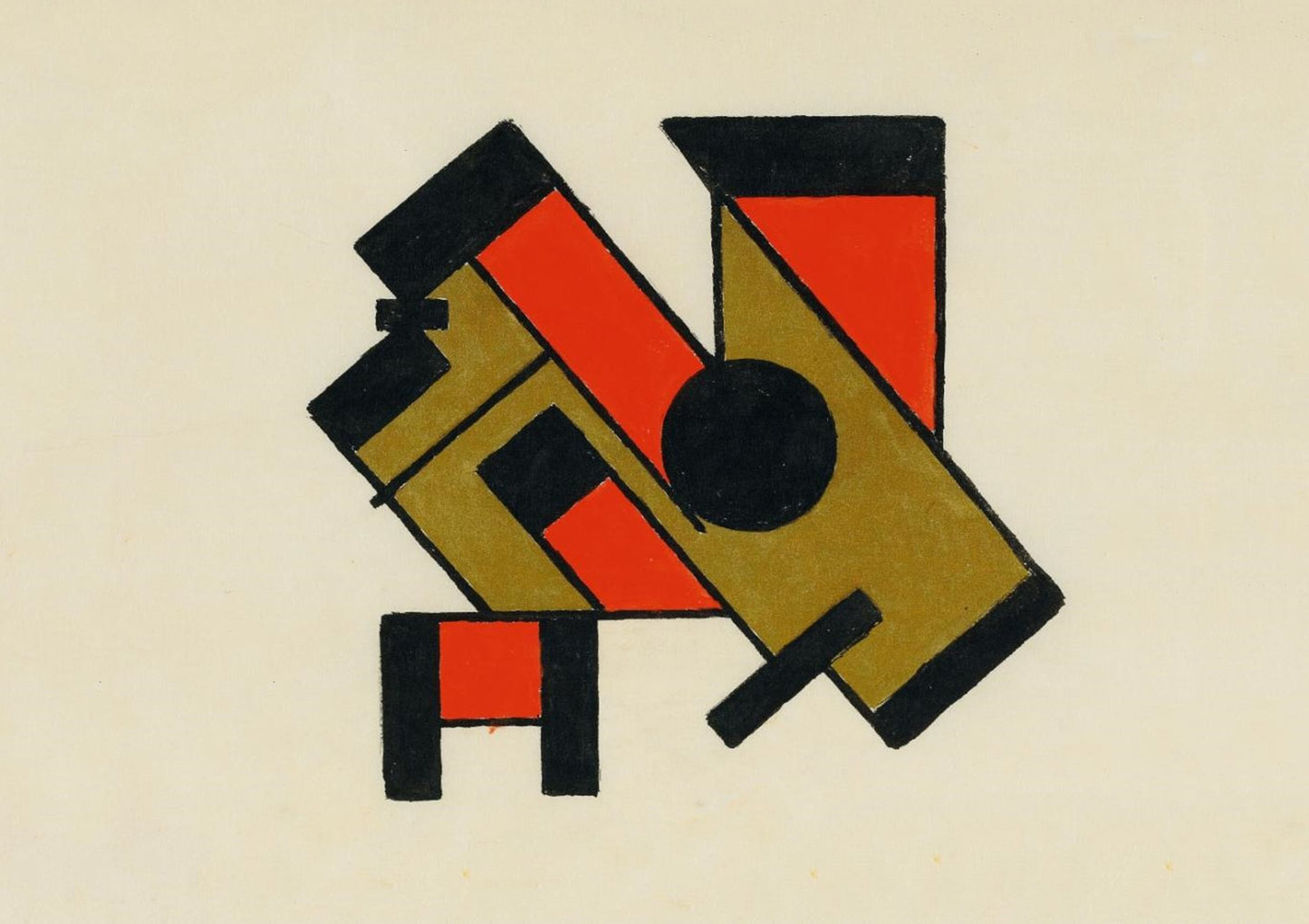 Ivan Kliun poster Untitled, 1921 Soviet constructivism