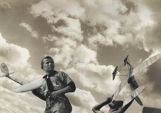 Alexander Rodchenko Vintage Soviet Constructivism poster Young Gliders..c1933