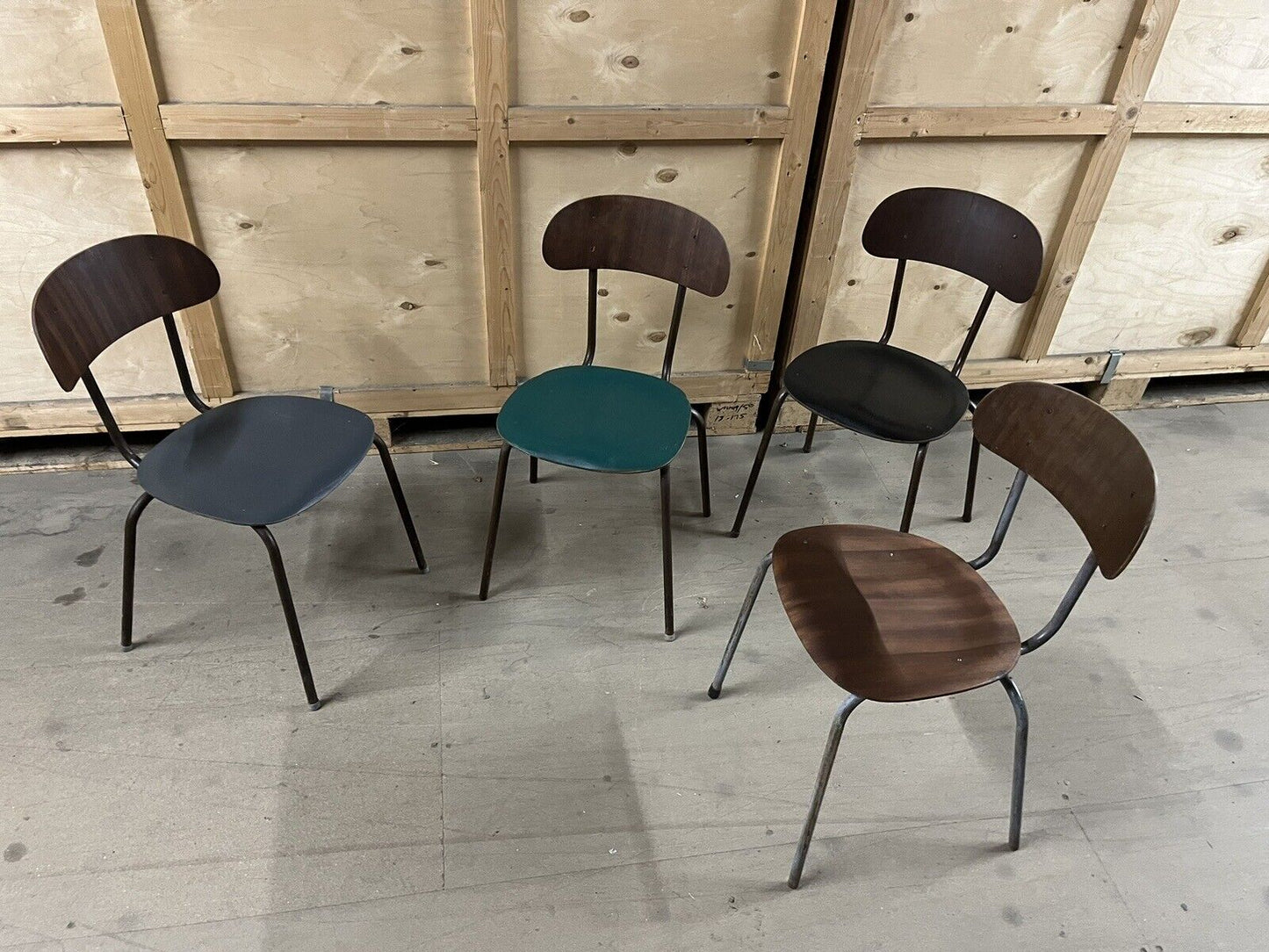 Vintage School / Lab Stacking chairs - Refurbished