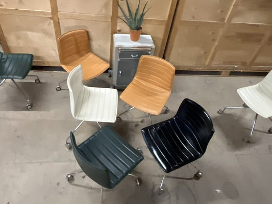 ARPER CATIFA 46 STUDIO / OFFICE CHAIRS TAN LEATHER  / VARIOUS COLOURS AVAILABLE