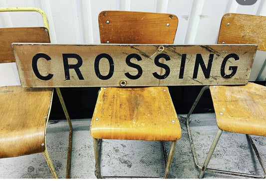 US Railroad Crossing Sign c1960s