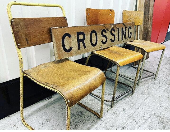 US Railroad Crossing Sign c1960s