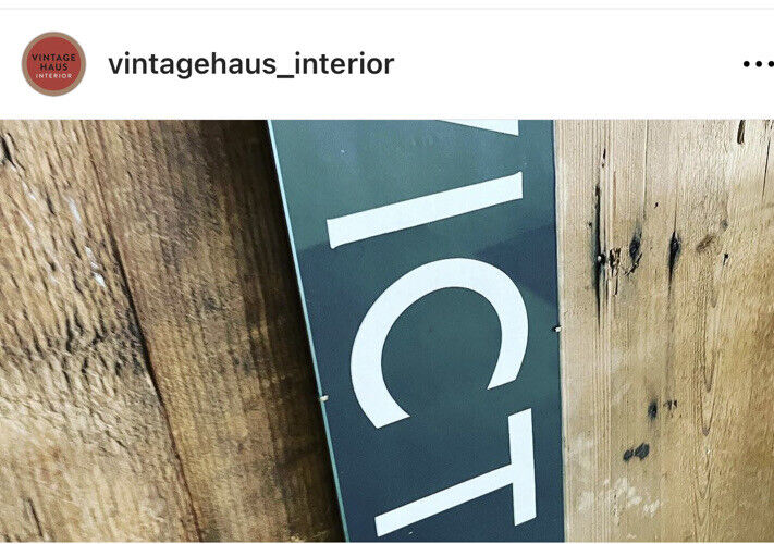 Old London Bus Route Destination Blind - Victoria - Custom Framed