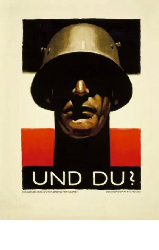 Vintage Propaganda Poster - Ludwig Hohlwein , 1919