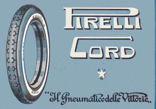 Vintage Advertising Poster - Pirelli Cord, Tyres, 1924