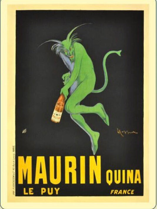 Vintage Advertising Poster - Maurin Quina, French c1906