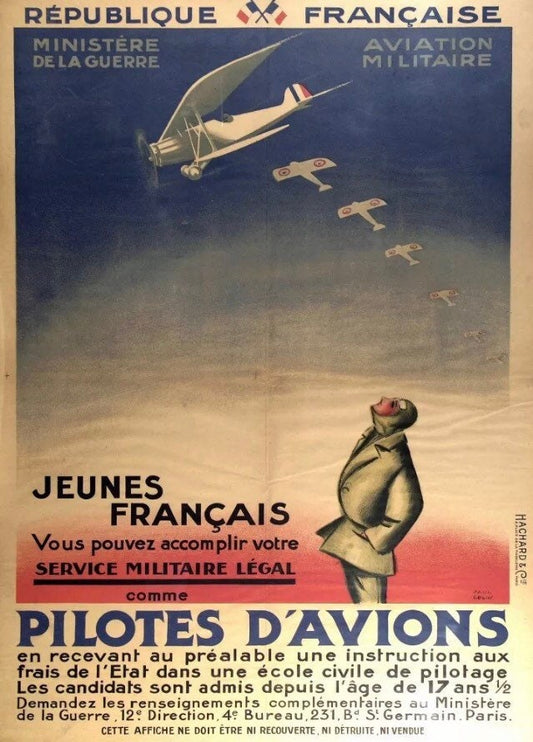 Vintage Advertising Poster - Paris Air Display, 1925