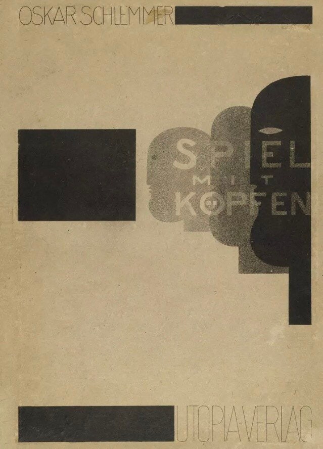 Vintage Design Poster - Bauhaus, Oskar Schlemmer, 1923