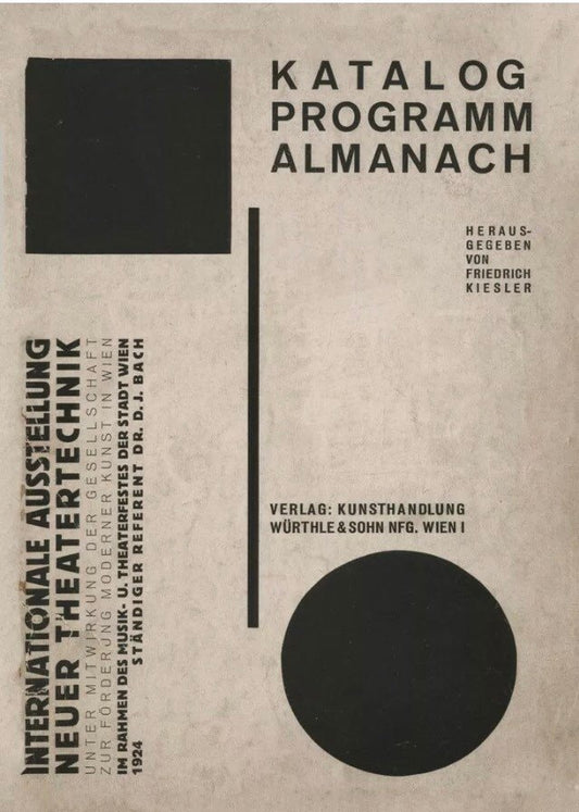Vintage Design Print - Bauhaus Frederik Kreisle - Neuer TheaterTeknik, 1924