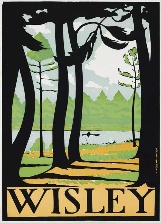 Vintage Advertising Poster - London Transport, Wisley, Surrey, 1922