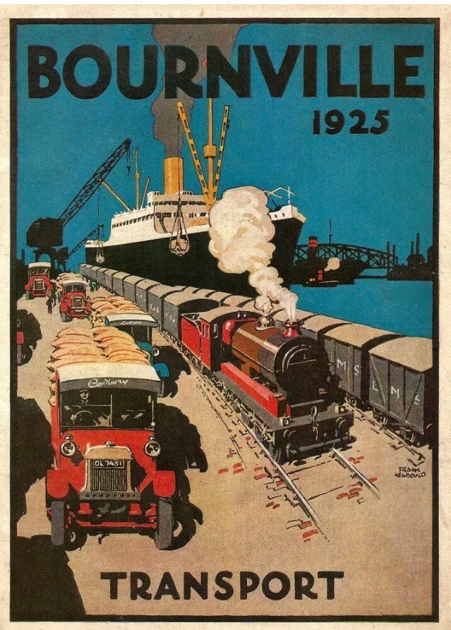 Vintage Advertising Poster - Bournville Chocolate 1925