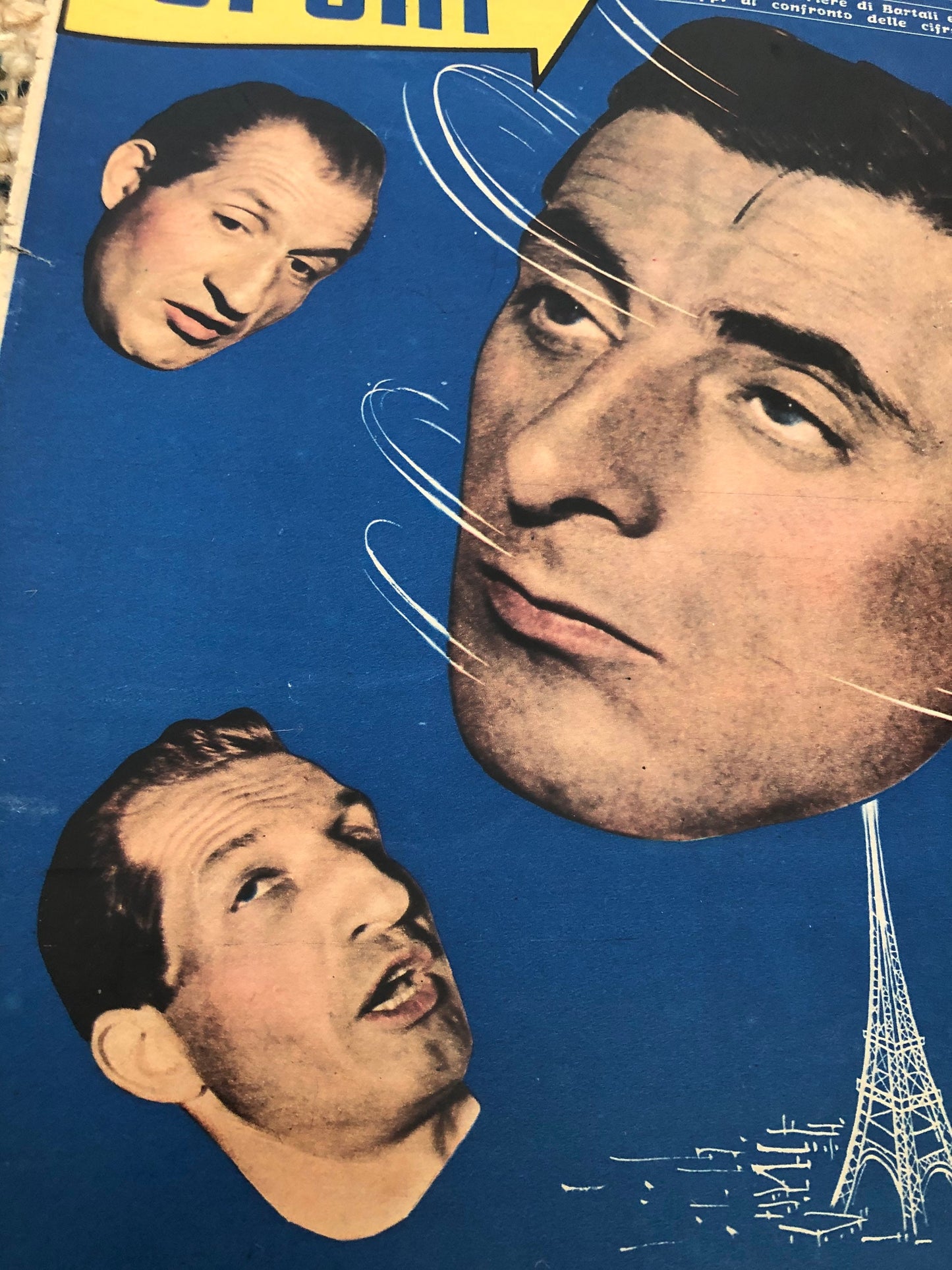 Vintage Cycling Front Cover - Fausto Coppi/Gino Bartali, Bianchi Original, 1953