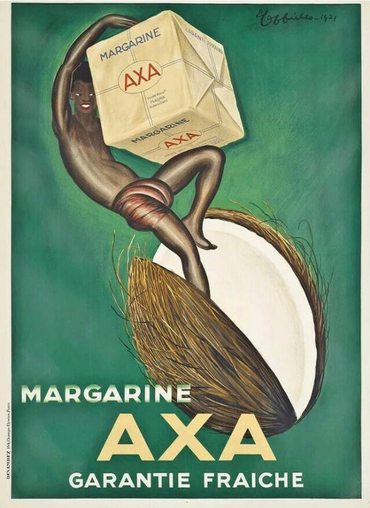 Vintage Advertising Poster - Margarine Axa by Leonetto Cappiello, c1931