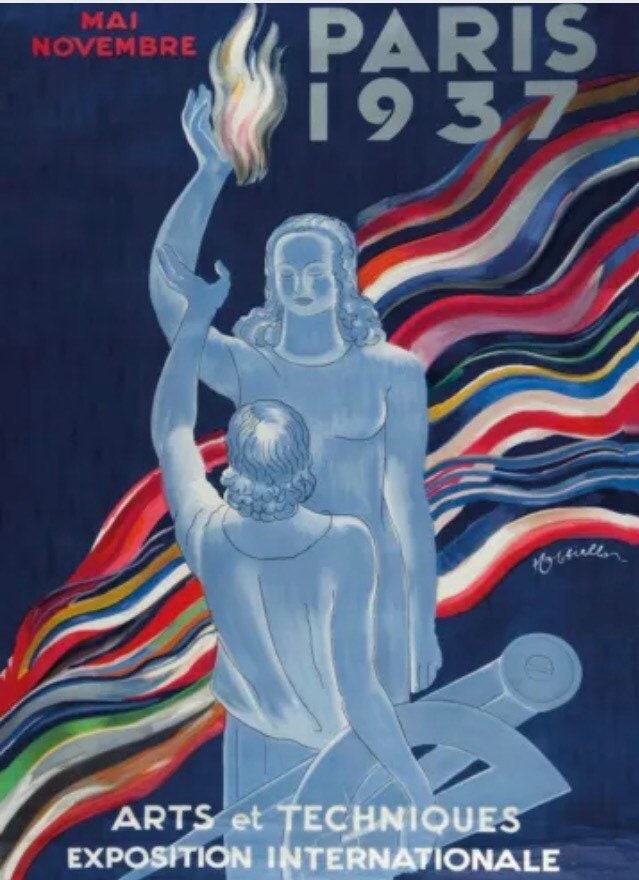 Vintage Advertising Poster - Paris International Exhibition by Leonetto Cappiello, 1937