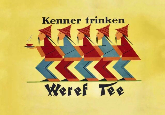 Vintage Advertising Poster - Kenner Trink Weref Tee, German Tea, c1920s