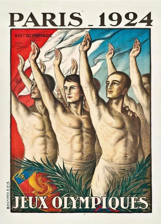 Vintage Advertising Poster - Paris Jeux Olympics, 1924