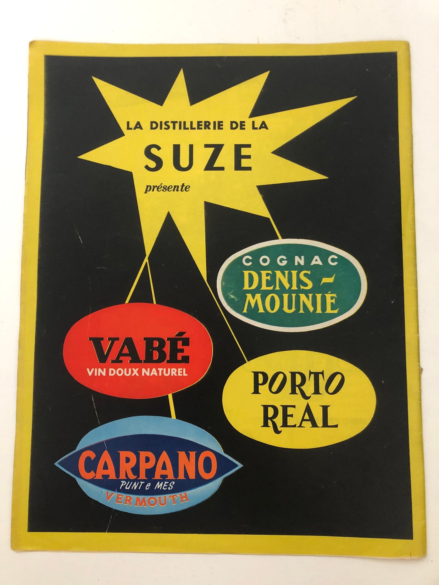 Vintage Advertising Print - Suze Vermouth, French 1953