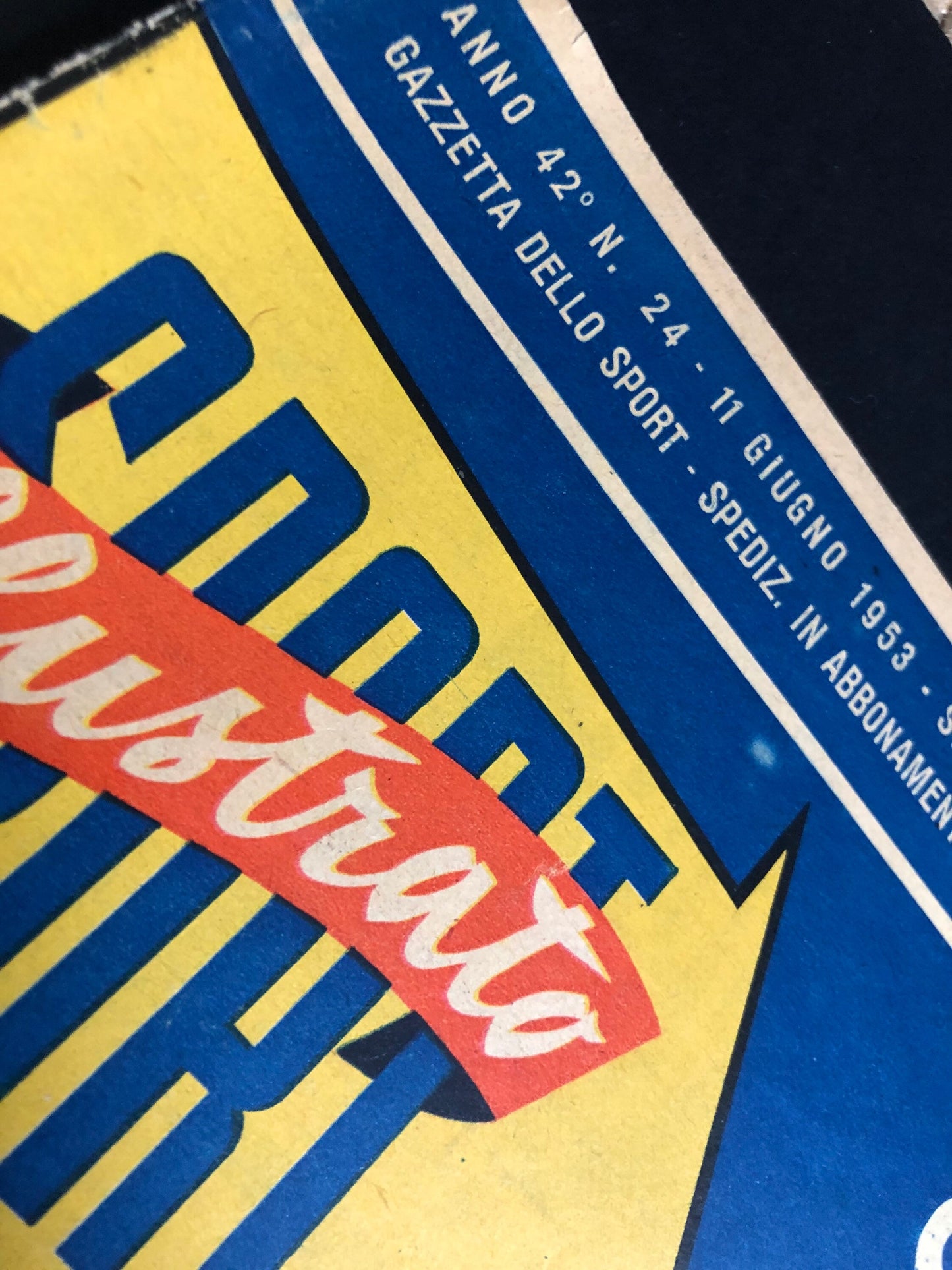 Vintage Cycling Front Cover Print - Fausto Coppi/Gino Bartali, Bianchi Original, 1953