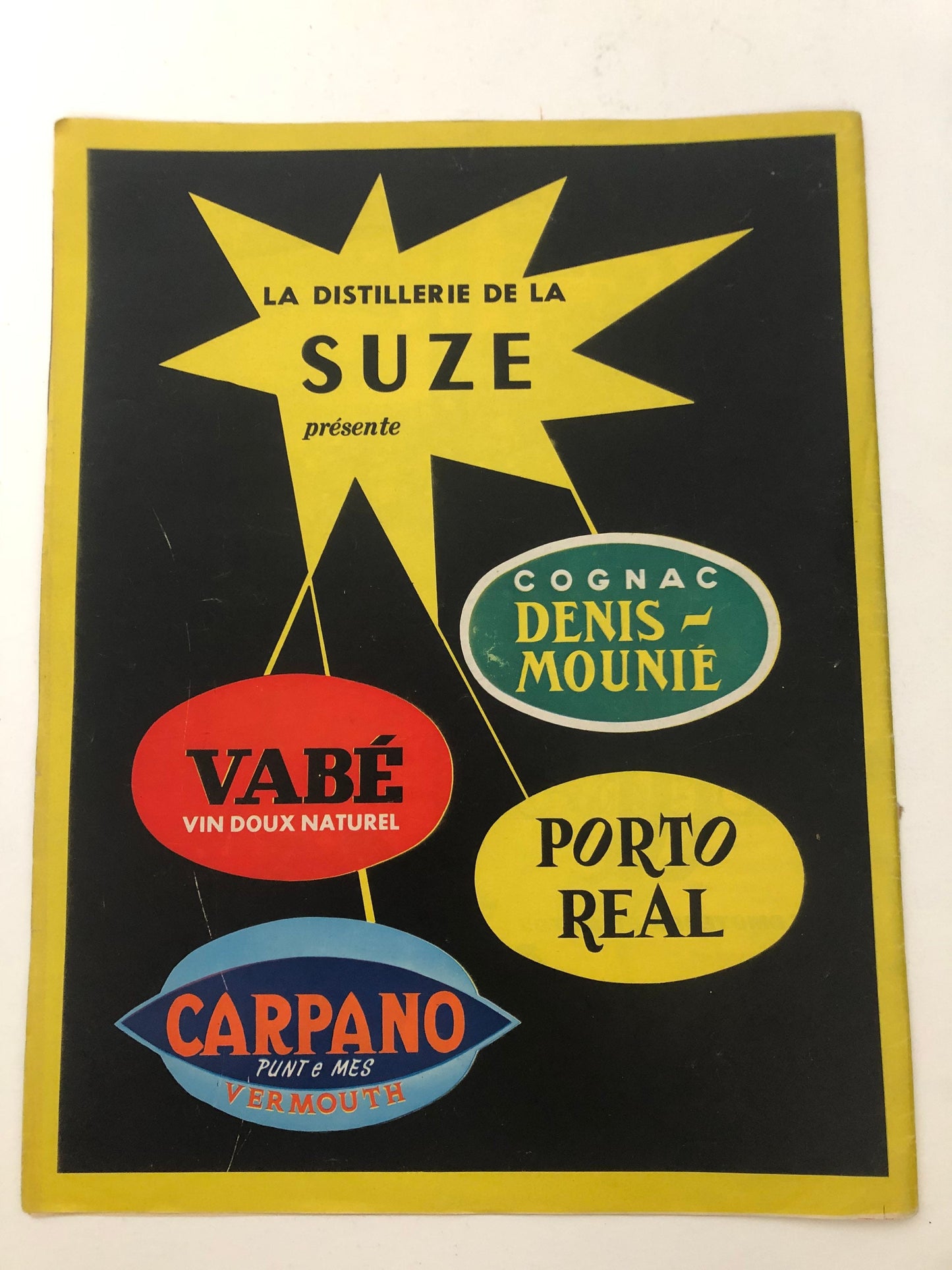 Vintage Advertising Print - Suze Vermouth, French 1953