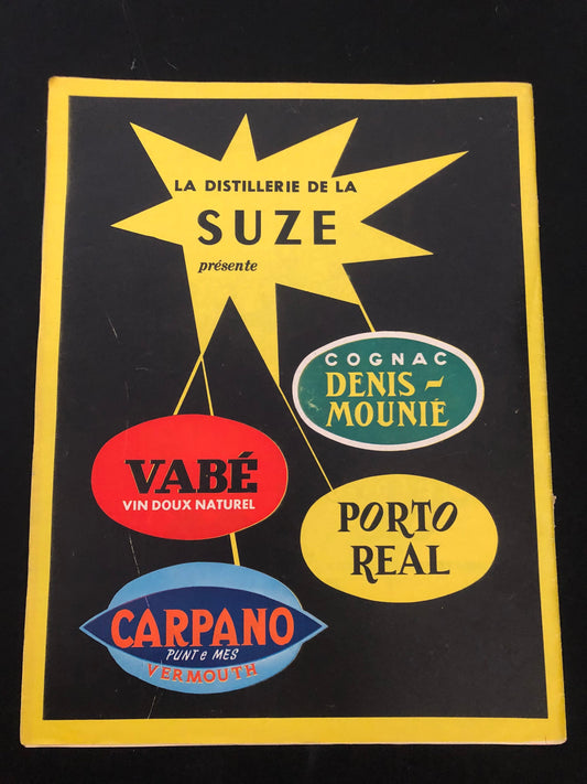 Vintage Advertising Print - Suze Vermouth, French 1953