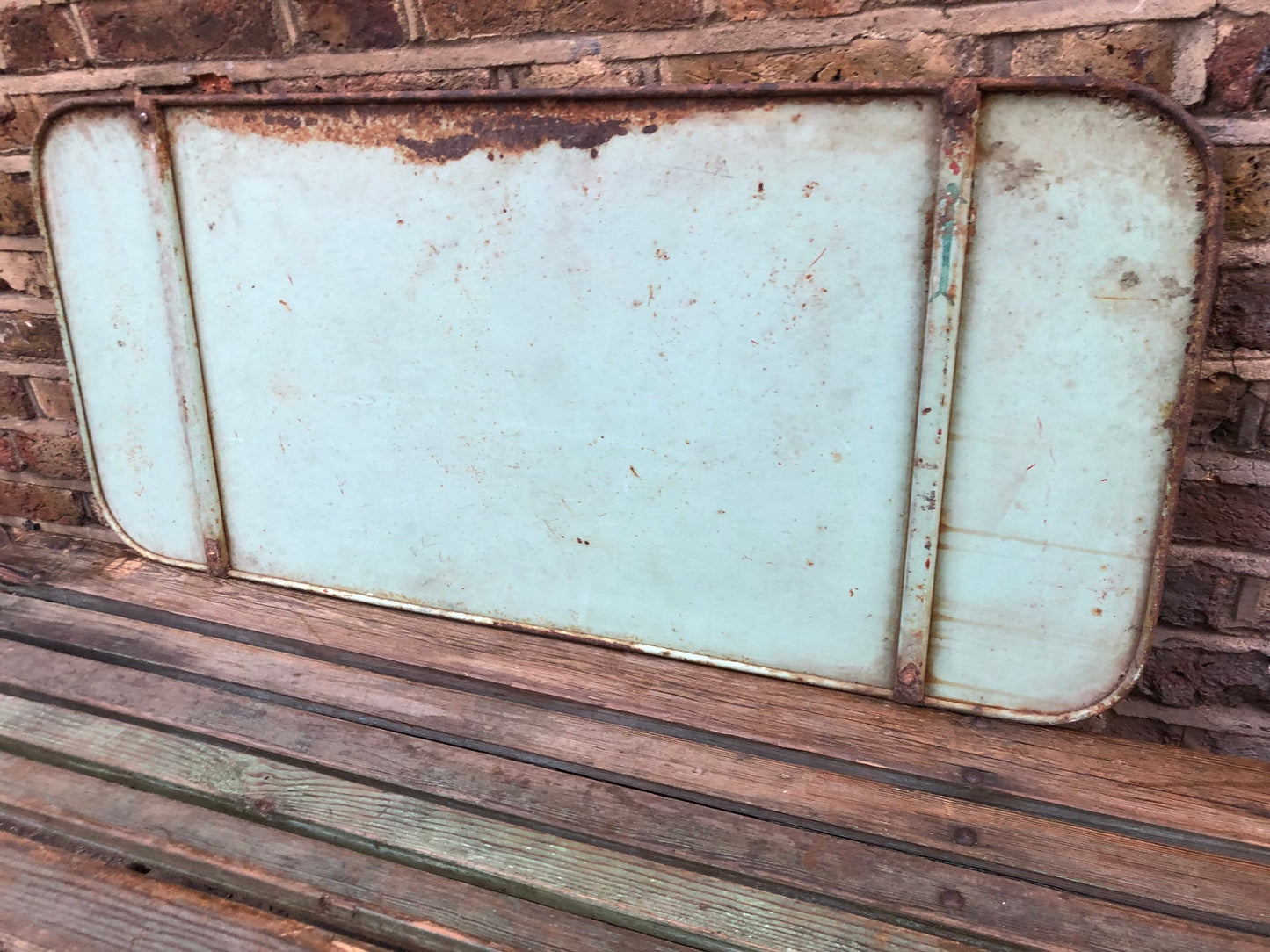 Vintage Advertising Sign - Auto Ecole Fred Le Blanc, St Marceau French 1950s