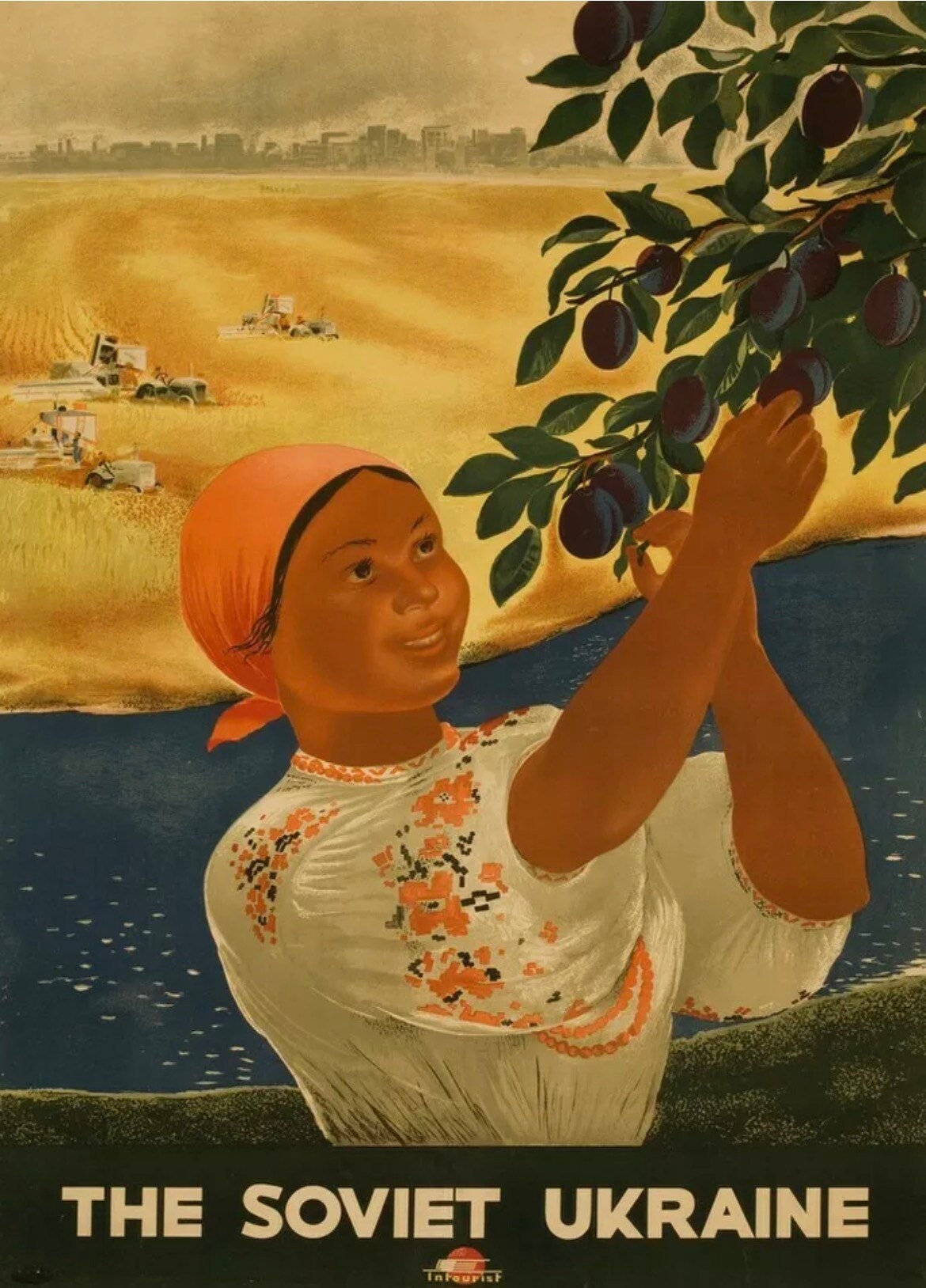 Vintage Soviet Travel Poster - The Soviet Ukraine,  c1930