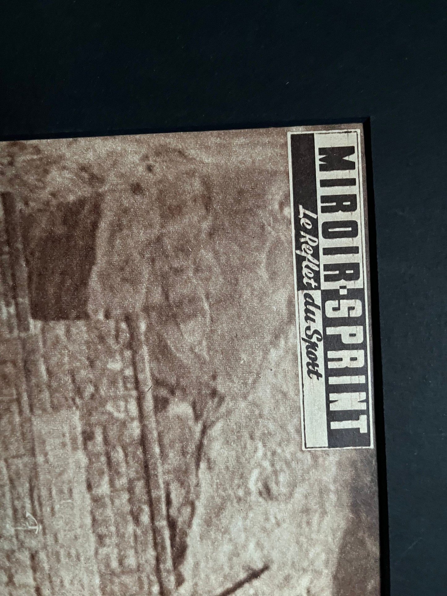 Vintage Cycling Print - Tour de France, Jean Bourles, San Quirico, Original 1950s