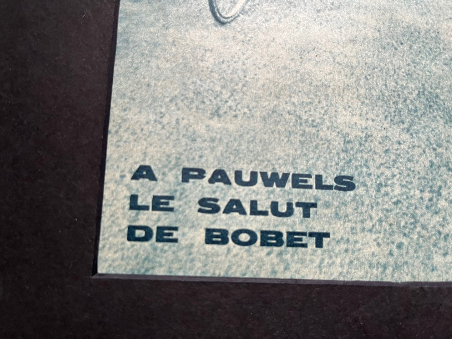 Vintage Cycling Print - Tour de France, Pauwels/Louison Bobet, Original 1950s