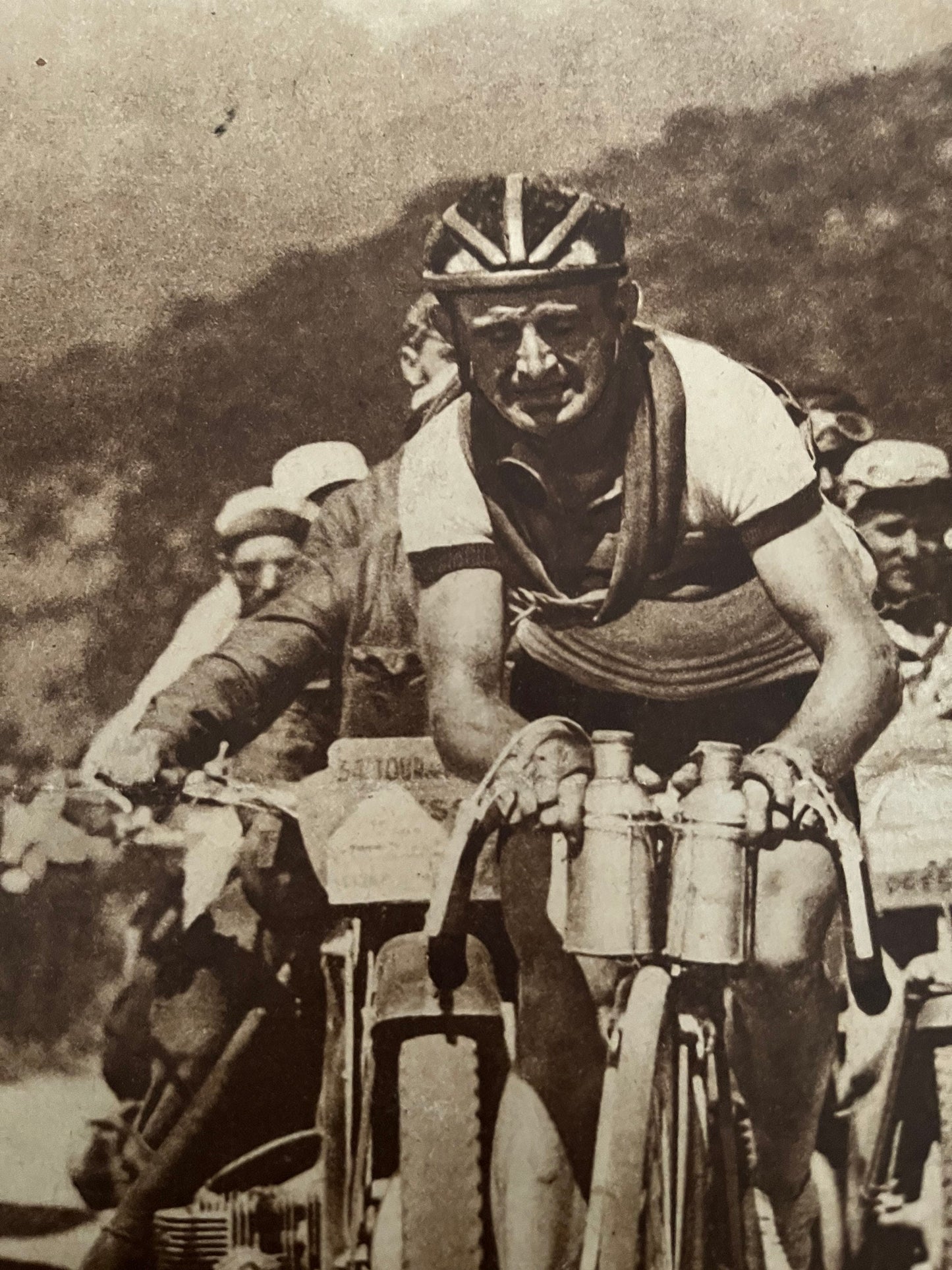 Vintage Cycling Print - Tour de France, Jean Robic, Original 1947