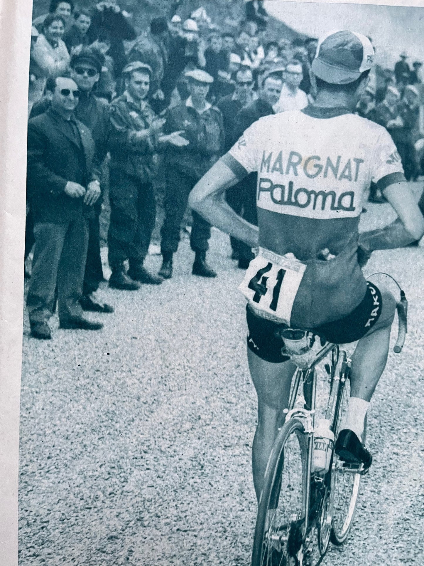 Vintage Cycling Print - Tour de France, Federico Bahamontes, Original 1959