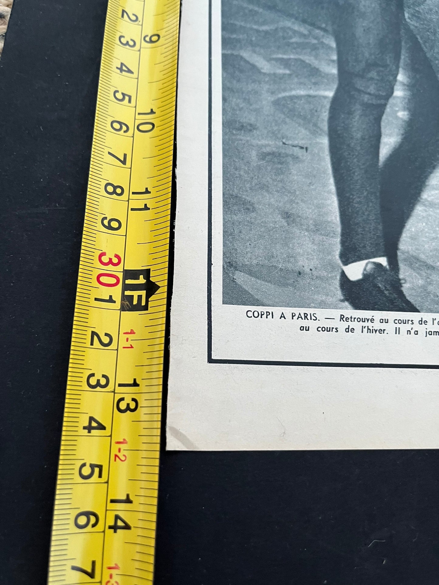 Vintage Cycling Print - Fausto Coppi/Bianchi, Original, 1951
