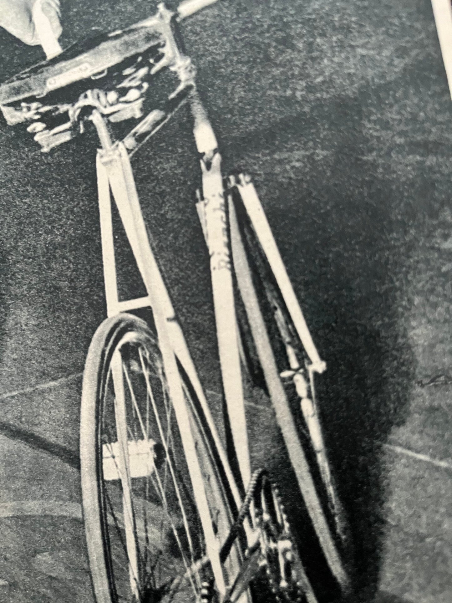 Vintage Cycling Print - Fausto Coppi/Bianchi, Original, 1951