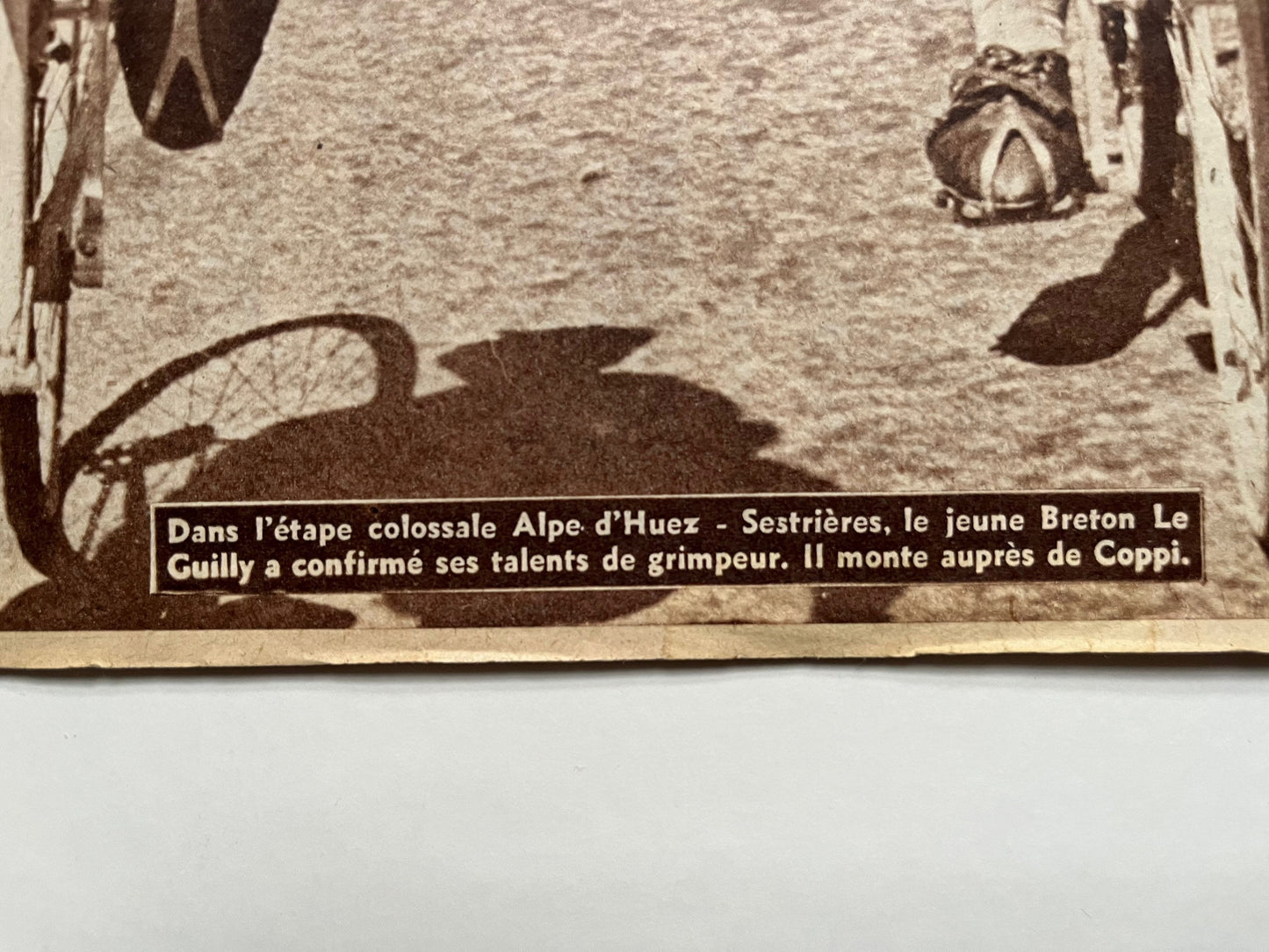 Vintage Cycling Print (colour)- Fausto Coppi-Bianchi, Original 953