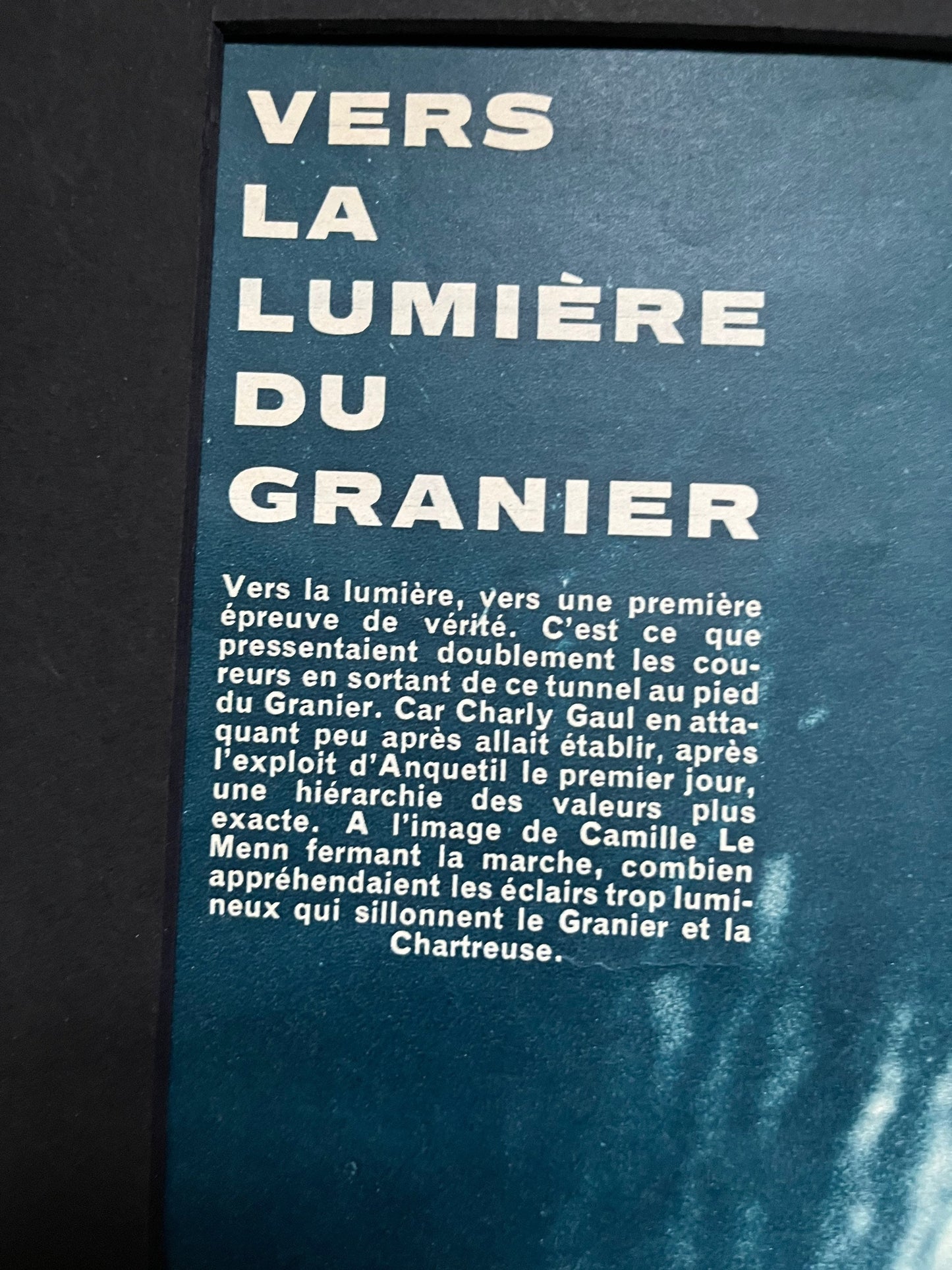 Vintage Cycling Print - Tour de France, Original c1960