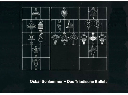 Vintage Design Poster - Das Triadshe Ballet, Bauhaus, Oskar Schlemmer, c1920