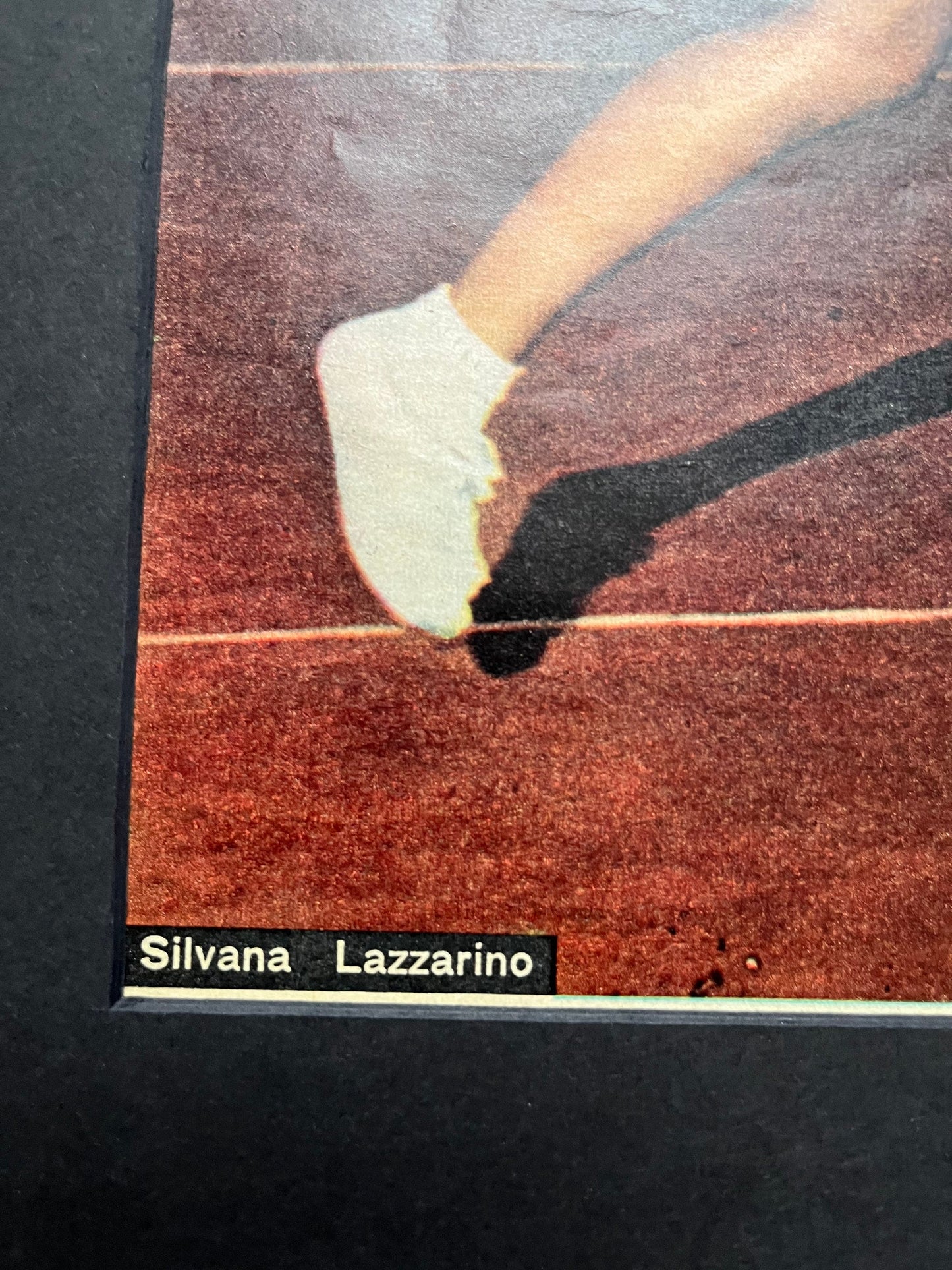 Vintage Tennis Print - Silvana Lazzarino, Tennis Player, Original 1953