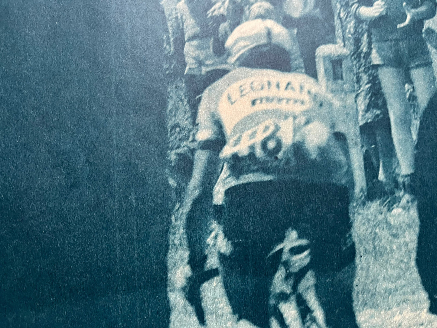 Vintage Cycling Print - Tour de France, Giancarlo Manzoni, Original 1962