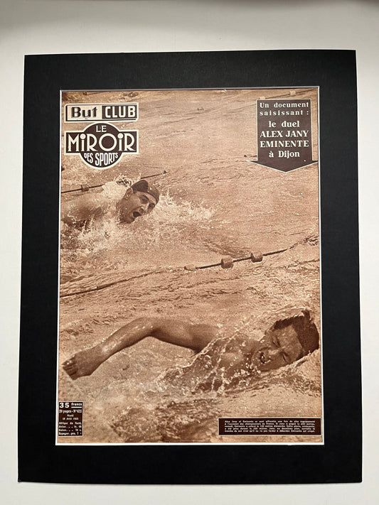 Vintage Swimming Print (French) - Alex Jany, 1953