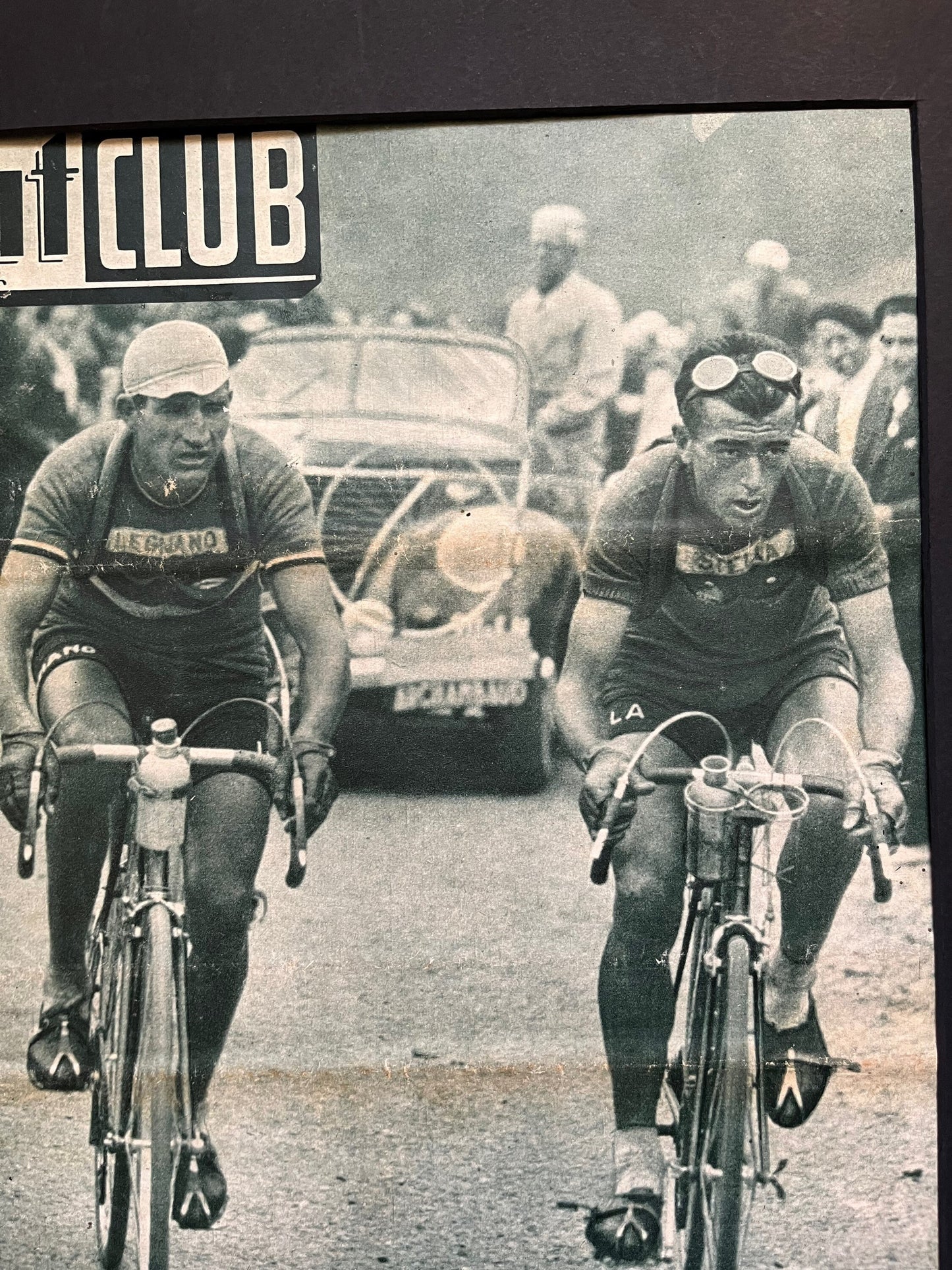 Vintage Cycling Print - Tour de France, Gino Bartali/Louison Bobet, 1948