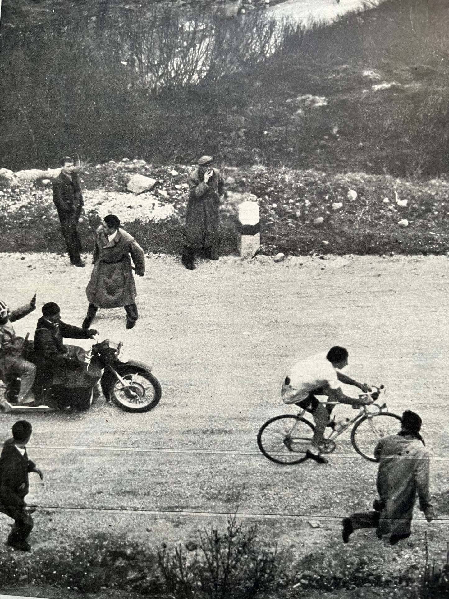 Vintage Cycling Print - Fausto Coppi, Bianchi Original, 1952